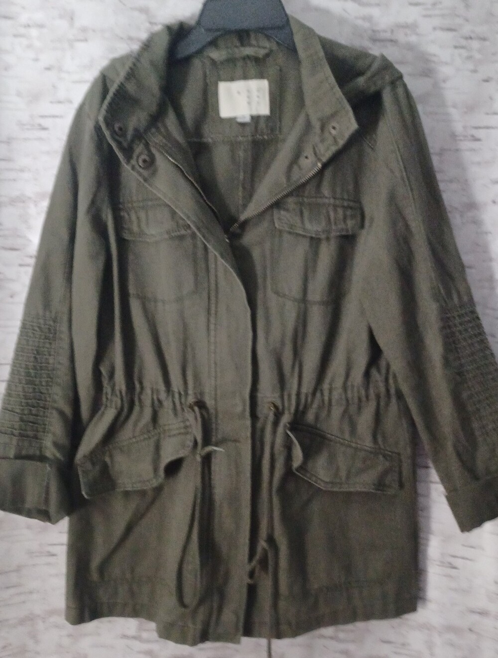 A New Day Army Green Utility Jacket Sz S